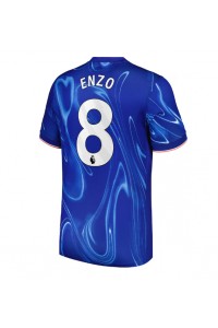 Fotbalové Dres Chelsea Enzo Fernandez #8 Domácí Oblečení 2024-25 Krátký Rukáv